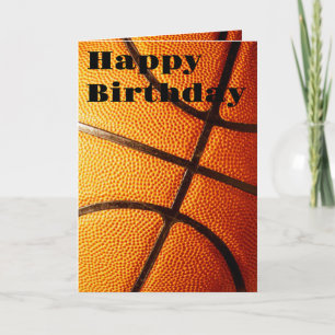 Big Pimply Orange Basketball, Carte Anniversaire