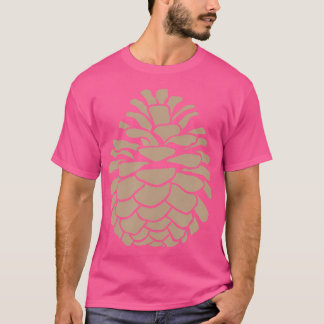 Big Pine Cone Tree Pinecone Forest Camping Natuur T-shirt