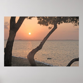 Big Pine Key Sunrise Horizontale Druk Poster