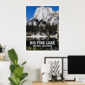 Big Pine Lake Reisposter Poster (Thuiskantoor)