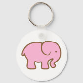 Big Pink Elephant Sleutelhanger (Voorkant)