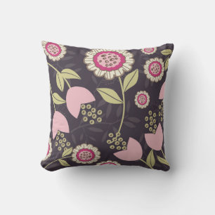 Big Pink Floral Pattern Kussen