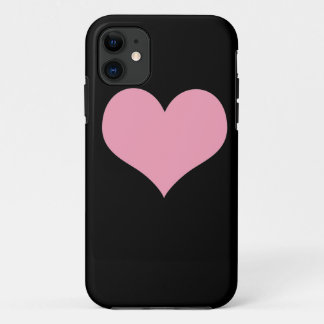 Big Pink Love Heart iPhone 11 Hoesje