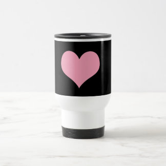 Big Pink Love Heart Reisbeker