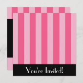 Big Pink Stripes Kaart (Voorkant / Achterkant)