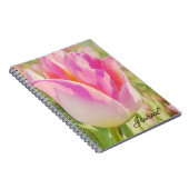 Big Pink Tulip Art Garden Journal Carnet (Côté Droit)
