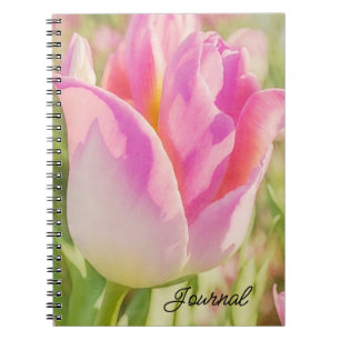 Big Pink Tulip Art Garden Journal Notitieboek