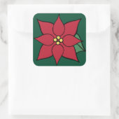 Big Poinsettia Stickers (Sac)