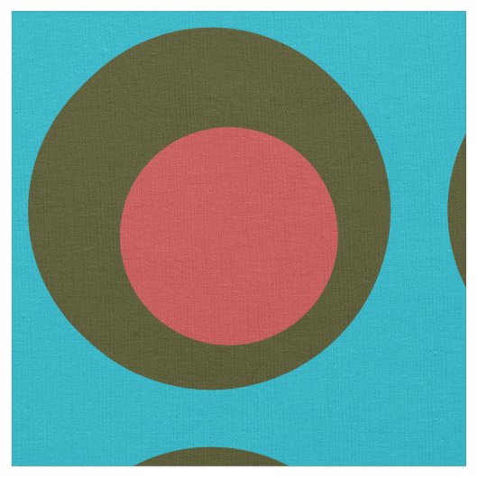 Big Polka Dot Pattern Stof (Close Up)