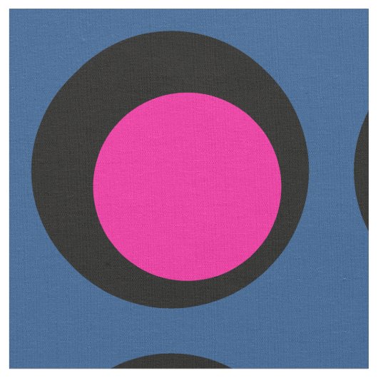 Big Polka Dot Pattern Stof (Close Up)