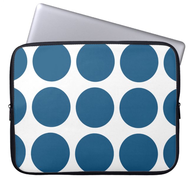 Big Polka Dots Electronics Sleeve (Voorkant)