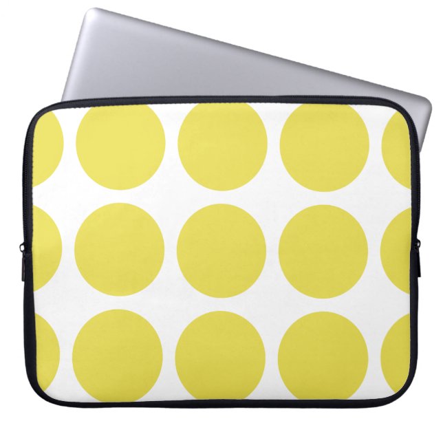 Big Polka Dots Electronics Sleeve (Voorkant)
