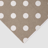 Big Polka Dots kerstfeestdag Tissuepapier (Detail)