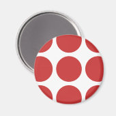 Big Polka Dots Magnet Magneet (Voorkant / Achterkant)