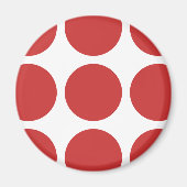 Big Polka Dots Magnet Magneet (Voorkant)