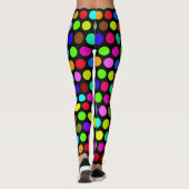 Big Polka Dots multicolored Leggings (Achterkant)