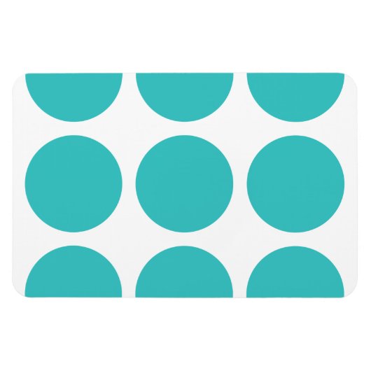 Big Polka Dots Premium Magnet Magneet (Horizontaal)