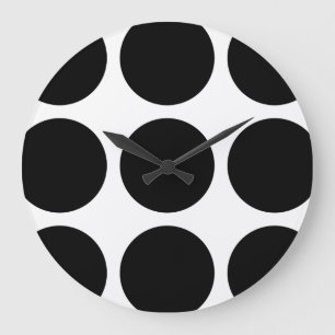 Big Polka Dots Wall klok