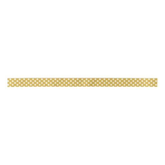 Big Polkadotted Design Gold Lint (Voorkant)