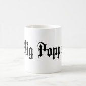 Big Poppa Papa Fête des pères Cadeau Café Mug (Centre)