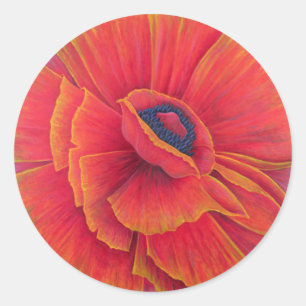 Big Poppy 2003 Ronde Sticker