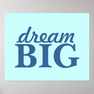 BIG-poster dromen - personaliseren Poster
