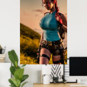 BIG POSTER - TOMB RUBBER - Bianca Beauchamp (Thuiskantoor)