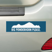 Big Powderhorn alsjeblieft Bumpersticker (Op auto)