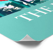 Big Prawn reispictogram Ballina Australia Poster (Hoek)