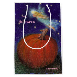 Big Pumpkin Fairy Custom Halloween Medium Cadeauzakje