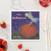 Big Pumpkin Fairy Custom Halloween Servet (Insitu)
