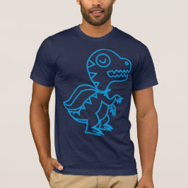 Big Rainbow Rex Blue T-shirt