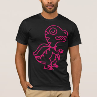 Big Rainbow Rex roze T-shirt