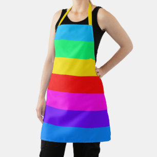 Big Rainbow Stripe Schort
