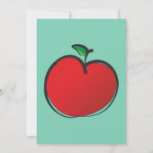 Big Red Apple Generic Kaart (Achterkant)