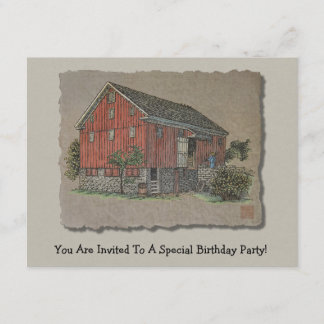 Big Red Bank Barn Kaart