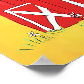 Big Red Barn Poster (Hoek)