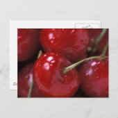 Big Red Cherries Briefkaart (Voorkant / Achterkant)