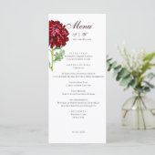 Big Red Chrysanthemum 2 Menu (Debout devant)