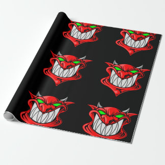 Big Red Devil op Black Cadeaupapier