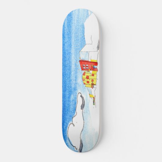 Big Red door @DuPage Kindermuseum Skateboard (Voorkant)