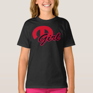 BIG Red en Black M Mopar GIRL Classic T-Shirt