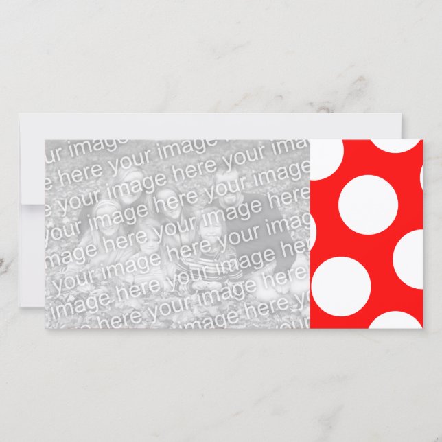 Big Red en White Polka Dots (Voorkant)