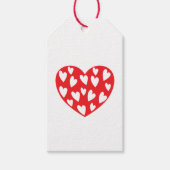 Big Red Heart Cadeaulabel (Voorkant)