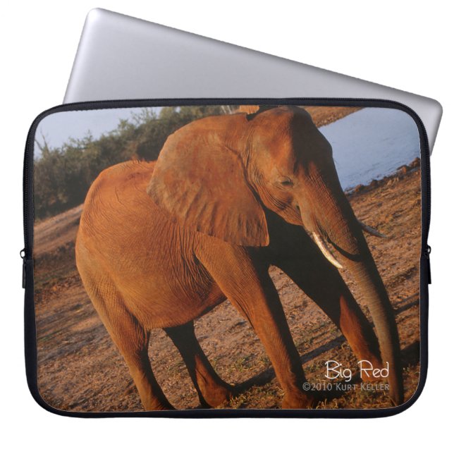 Big Red Laptop Sleeve (Voorkant)