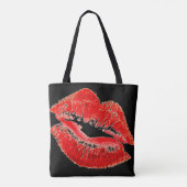 Big Red Lips Draagtas (Achterkant)