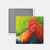 Big Red - Magnet de coq (Recto/Verso)