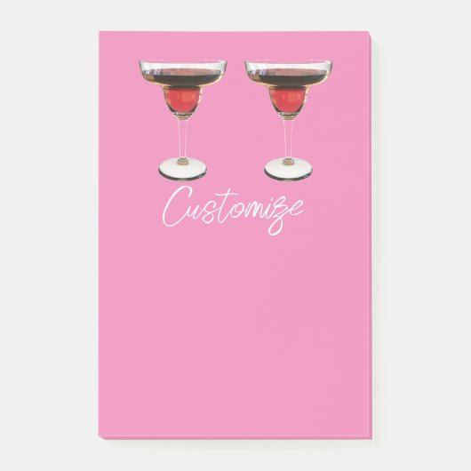 Big Red Margarita Cocktail Drink Thunder_Cove Post-it® Notes (Voorkant)