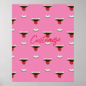 Big Red Margarita Cocktail Drink Thunder_Cove Poster (Voorkant)