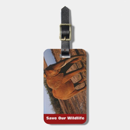 Big Red redt ons leven Bagagelabel (Voorkant verticaal)